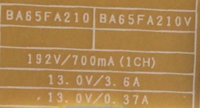 FUENTE DE PODER PARA TV SAMSUNG / NUMERO DE PARTE BA60FA210V / KANT_SU2E_58_60_65_HYBRID_PW / PANEL CY-BT060HGSV2H / DISPLAY JE601R3HD1K / BN96-50741A / BN9650741A / MODELOS UN60TU690TFXZA UA03 / UN60TU7000 / UN60TU7000FXZA UA03 / UN60TU7000FXZA UC07 - Imagen 2